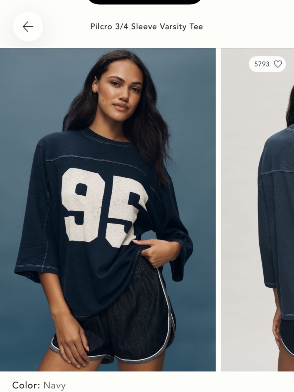Pilcro Varsity Tee